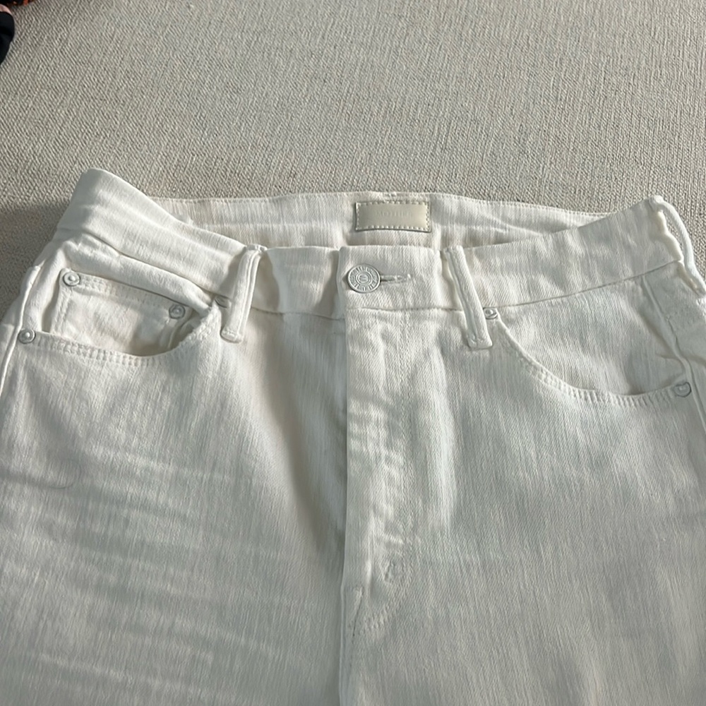 MOTHER High Waisted Ankle Fray in Fairest of Them All